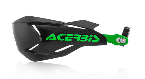Acerbis X-Factory Hand Guards - Black/Green - 2634661043