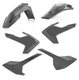 Acerbis Full Replacement Plastics Kit for 2017-19 Husqvarna models - Gray - 2634020011