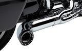 Cobra Turnout Exhaust System for 2017-22 Harley FL Touring models - Chrome - 6271