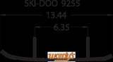 Woodys ESD3-9255 Extender Trail III Flat-Top Carbide Runners for Ski-Doo Models