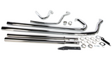 Cobra Speedster Long Exhaust for 2006-13 Yamaha XV1900CT Stratoliner - Chrome - 2924T