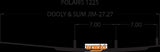 Woodys DP8-1225 Dooly 8 Inch 90 Degree Carbide Runners for Polaris Models