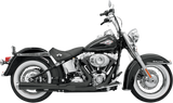 Bassani Road Rage Long Exhaust System for 1986-17 Harley Softail models - Black - 12121J