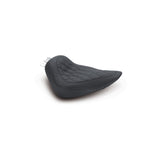 Mustang Wide Tripper Solo Seat for 2000-15 Harley Softail Std Tire - Diamond/Black - 76812