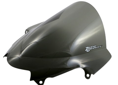 Zero Gravity Double Bubble Windscreen for 2007-10 / 2016 Suzuki GSF1250 Bandit S - Light Smoke - 16-172-02