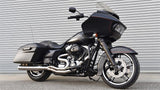Bassani Road Rage Type III Exhaust System for 1995-16 Harley FL Touring models - Raw Stainless Steel - 1F18SS