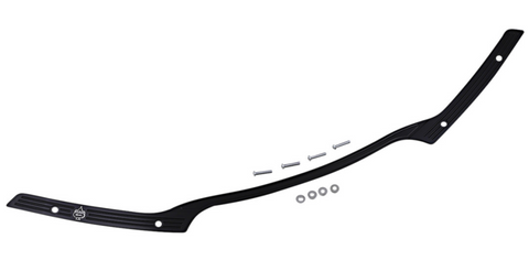Klock Werks Flare Windshield Trim for 2015-21 Harley Road Glide models - Black - KW05-01-0574