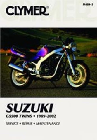 Clymer M4843 Service & Repair Manual for 1989-02 Suzuki GS500E Twins