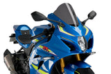 Puig Z-Racing Windscreen for 2017-20 Suzuki GSX-R1000 - Dark Smoke - 3631F