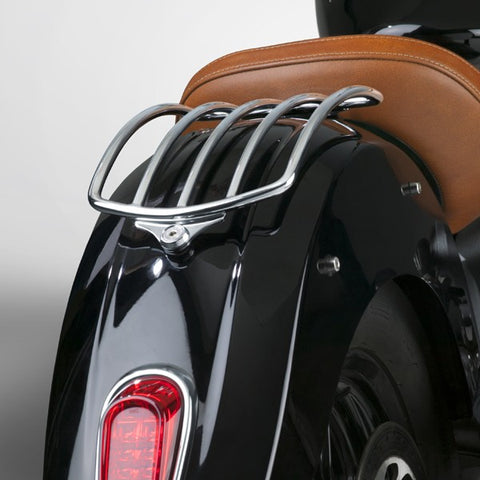 National Cycle P9500-001 - Paladin Fender-Mount Solo Luggage Rack for Indian Scout - Chrome
