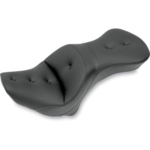 Saddlemen Explorer 2-Up Seat for 2006-17 Harley Softail Heritage Classic - Black/Pillow Top - 800-23-0291RS