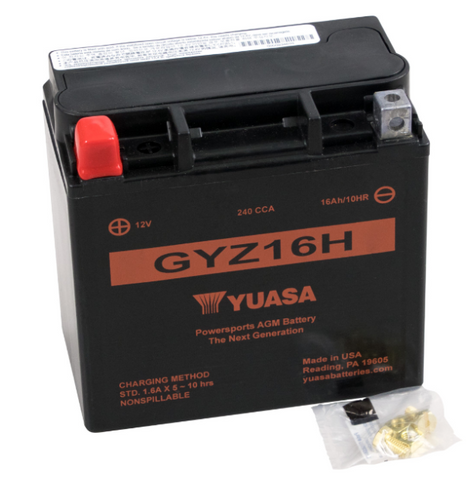 Yuasa AGM Battery GYZ16H - YUAM716GH