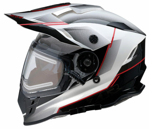 Z1R Range Bladestorm Snow Electric Helmet - Black/Red/White - Large