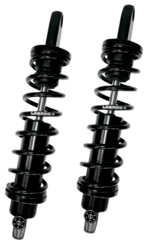 Legends REVO-A Adjustable Coil Suspension for 1999-22 Harley FL models - Black/12in - 1310-0960
