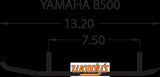 Woodys EYV3-8500 Extender Trail III Flat-Top Carbide Runners for Yamaha Models