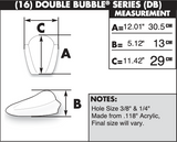Zero Gravity Double Bubble Windscreen for 2011-20 Suzuki GSX-R600/750 - Dark Smoke - 16-114-19