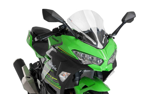 Puig Z-Racing Windscreen for Kawasaki EX400 Ninja 400 - Clear - 9976W