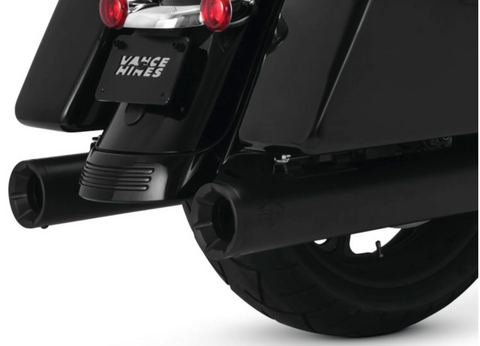 Vance & Hines Eliminator 400 Slip-On Mufflers for 2017-22 Harley FL Touring models - Black - 46714