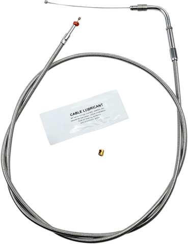 Barnett 102-30-30008 Stainless Steel Throttle Cable for Harley FLT models