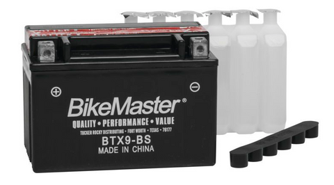Bike Master Performance+ Maintenance Free Battery - 12 Volts - BTX9-BS