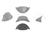 Burly Brand B10-2000 - Standard Touring Sport Fairing w/ 9 Windshield - Black