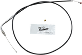 Barnett 101-30-40016 Black Vinyl Idle Cable for 2002-06 Harley FLH models