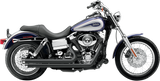 Cobra USA 6858B Speedster Slashdown Exhaust for Harley Dyna Low Rider / Wide Glide
