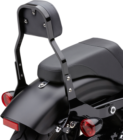 Cobra Detachable Backrest for 2000-17 Harley Softail - Black - 602-2021B