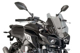 Puig Naked Bike Windscreens for 2016-19 Yamaha FZ-10 / MT-10 - Dark Smoke - 8917F