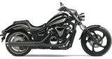 Cobra USA 4 inch Slip-On Muffler for 2011-17 Yamaha XVS1300C Stryker - Black - 2270B