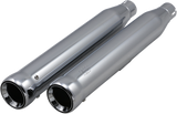 Cobra USA Neighbor Hater Mufflers for 2007-17 Harley FLSTF/FXSTD - Chrome - 6041