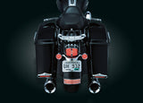 Kuryakyn 9008 - Taillight Cover without Slots for Harley-Davidson Models with Conventional Fender Mounted Taillights - Chrome
