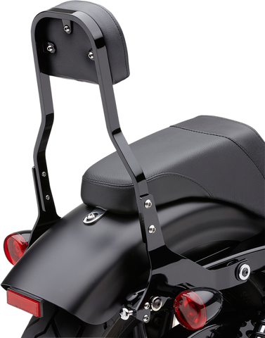 Cobra Detachable Backrest for 2000-17 Harley Softail - Black - 602-2041B
