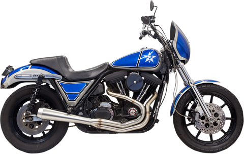 Bassani Road Rage III Exhaust System for 1984-00 Halrey FXR models - Stainless Steel - 1FXRSS