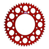 Renthal Ultralight Rear Sprocket - 520 Chain Pitch x 52 Teeth - Red - 154U-520-52GRRD