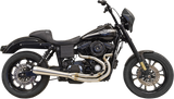 Bassani Road Rage High Horsepower Exhaust System for 1991-17 Harley Dyna models - Raw Stainless Steel - 1D3SS