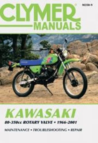 Clymer M350-9 Service & Repair Manual for 1966-01 Kawasaki 80-350CC Rotary Valve