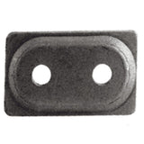 Woodys ADD2-3810-B Double Digger Aluminum Support Plate - 5/16 in - Black - 48 Pack