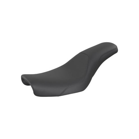 Saddlemen Profiler 2-Up Low Profile Seat for 1996-03 Harley Dyna models - Black/Smooth - 896-04-047