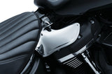 Kuryakyn Airmaster Saddle Shields for 2018-19 Harley Softail - Smoke - 5789