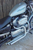 Bassani Pro-Street Exhaust for 1986-03 Harley Sportster Models - Chrome - XL-325F