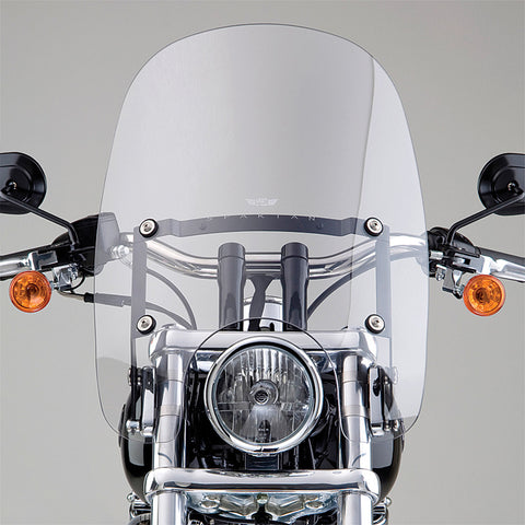 National Cycle Spartan Quick Release Windshield for Harley models - Clear - N21201
