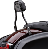 Cobra USA Detachable Backrest for 2018-19 Harley Softail - Black - 602-2011B