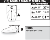 Zero Gravity Double Bubble Windscreen for 2012-16 Honda CBR1000RR - Light Smoke - 16-426-02