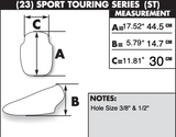 Zero Gravity Sport Touring Windscreen for 2012-16 Honda CBR1000RR - Light Smoke - 23-426-02