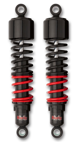 Burly Brand B28-1251 - 13 Stiletto Shocks w/ Red & Black Springs - Sportster XL