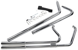 Vance & Hines Big Shots Exhaust System for 1986-11 Harley Softail models - Chrome - 17923