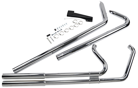 Vance & Hines Big Shots Exhaust System for 1986-11 Harley Softail models - Chrome - 17923