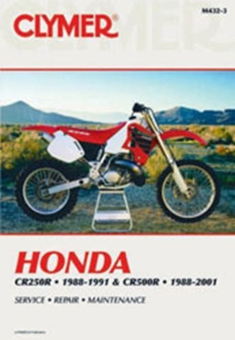 Clymer M432-3 Service & Repair Manual for Honda CR250R / CR500R