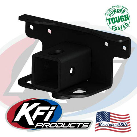 KFI Products 2 Inch Receiver Hitch for 2007-20 Yamaha YFM700 Grizzly - Rear - 101280